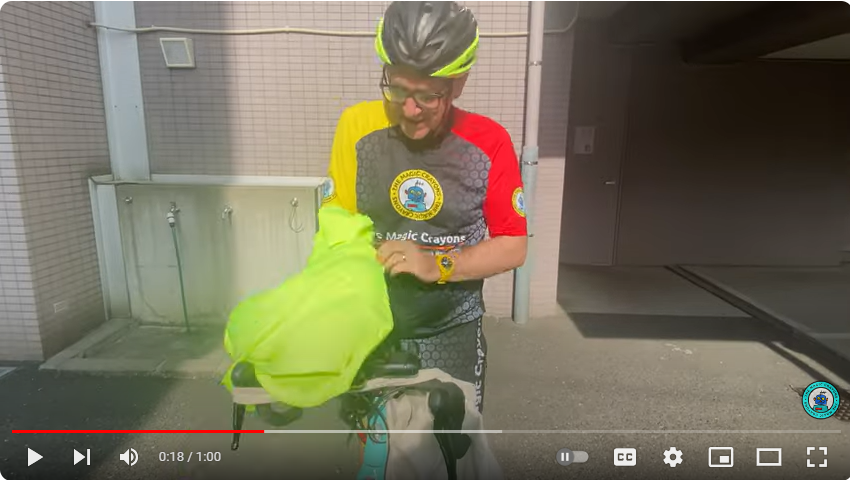 Sports Jerseys for Cyclists with Phonetic Text.