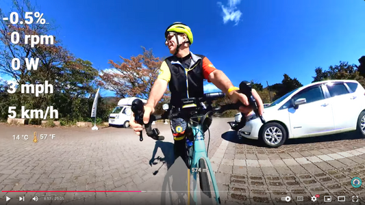 Downhill from Yabitsu Pass: Kanagawa Cycling Route Map and Insta360 Video