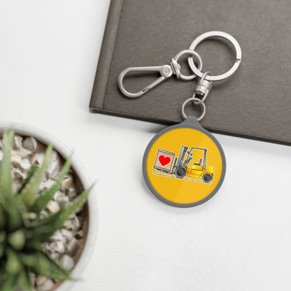 Forklift Truck Keyring – Valentine’s Day Gift for Forklift Drivers