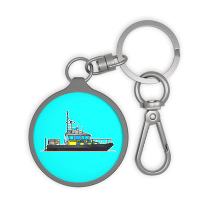 Police Patrol Boat Keyring – Law Enforcement Marine Unit