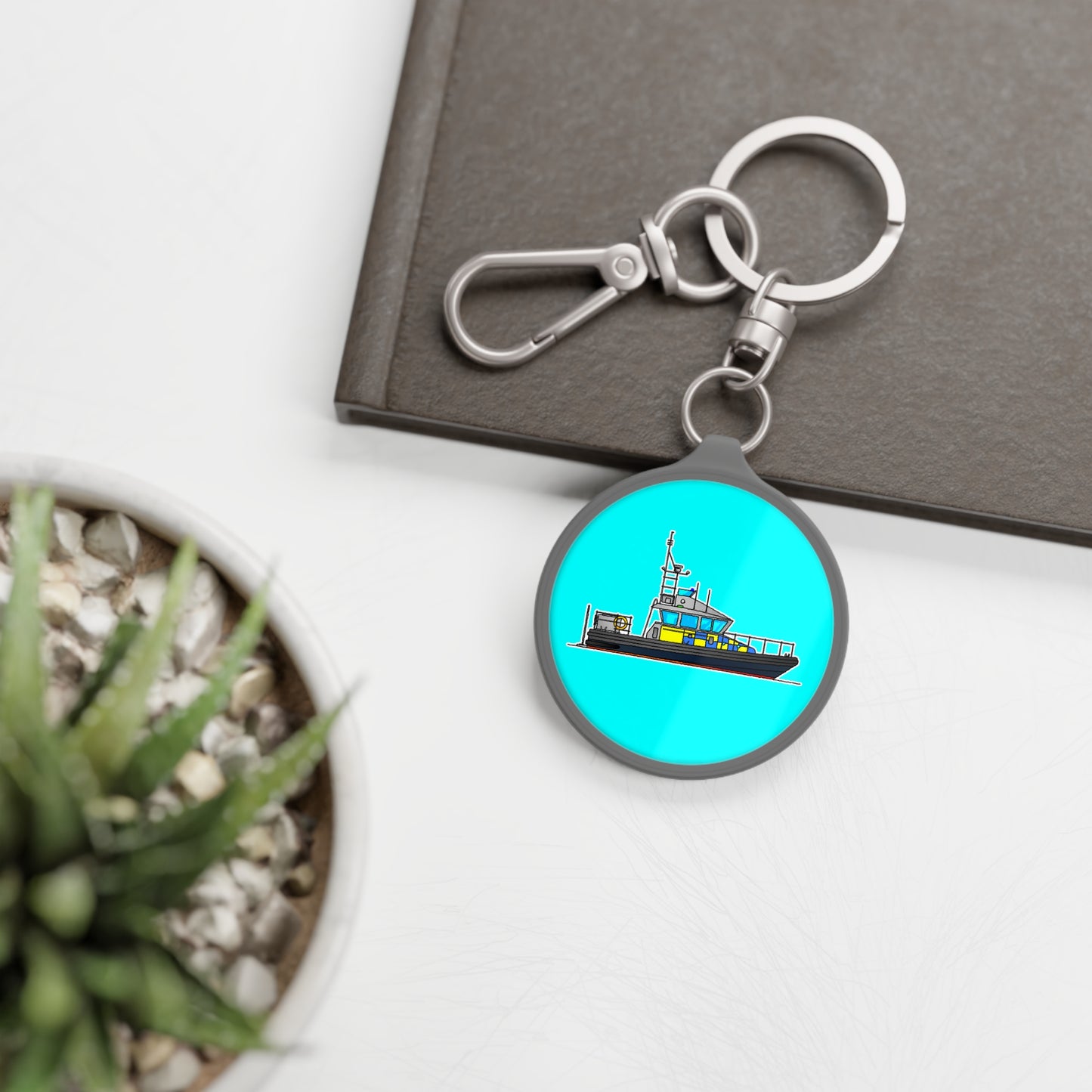 Police Patrol Boat Keyring – Law Enforcement Marine Unit