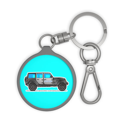 All-Terrain Police Car Keyring – Off-Road Law Enforcement Vehicle