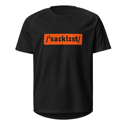 Cyclist Sports Jersey, Phonetic, Adult Cyclist