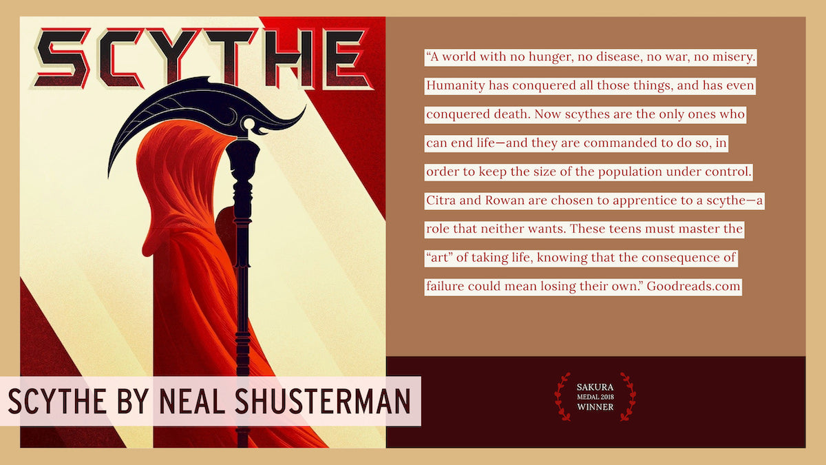 Scythe by Neal Shusterman Library Poster. Free Digital Download. – The ...