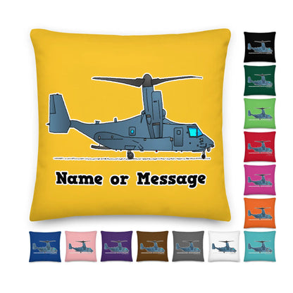 Osprey Tilt-Rotor Aircraft Personalized Throw Pillow Pillow Cushion P020