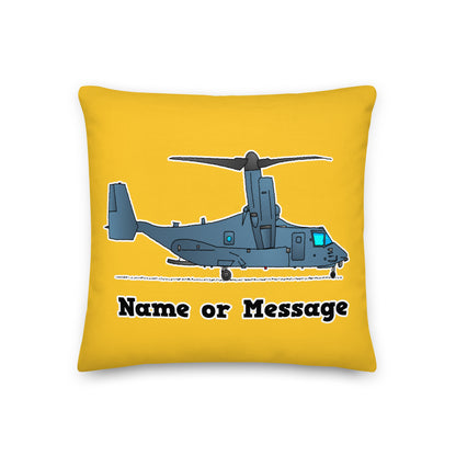 Osprey Tilt-Rotor Aircraft Personalized Throw Pillow Pillow Cushion P020