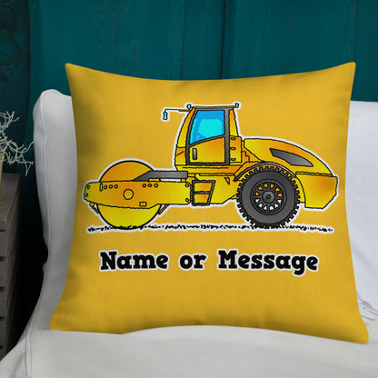 Road Roller Pillow Cushion P030