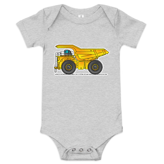 Baby Yellow Dump Truck One Piece