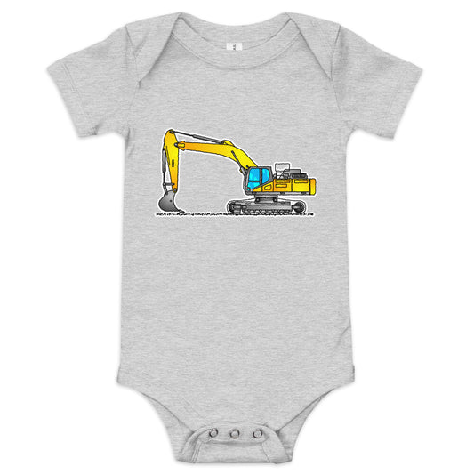 Baby Yellow Excavator One Piece