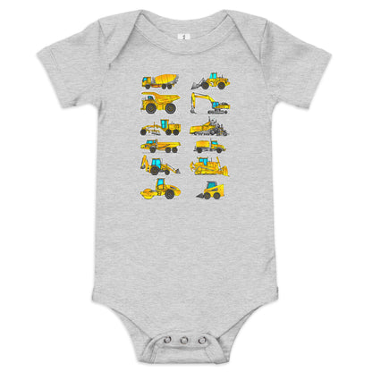 Baby Construction Vehicle One Piece