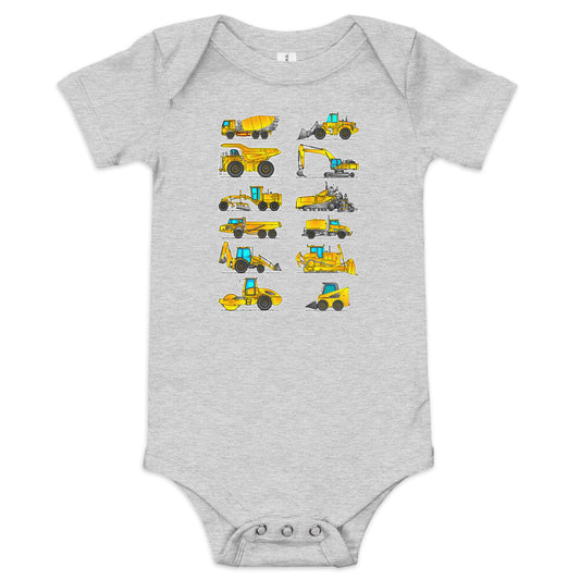 Baby Construction Vehicle One Piece