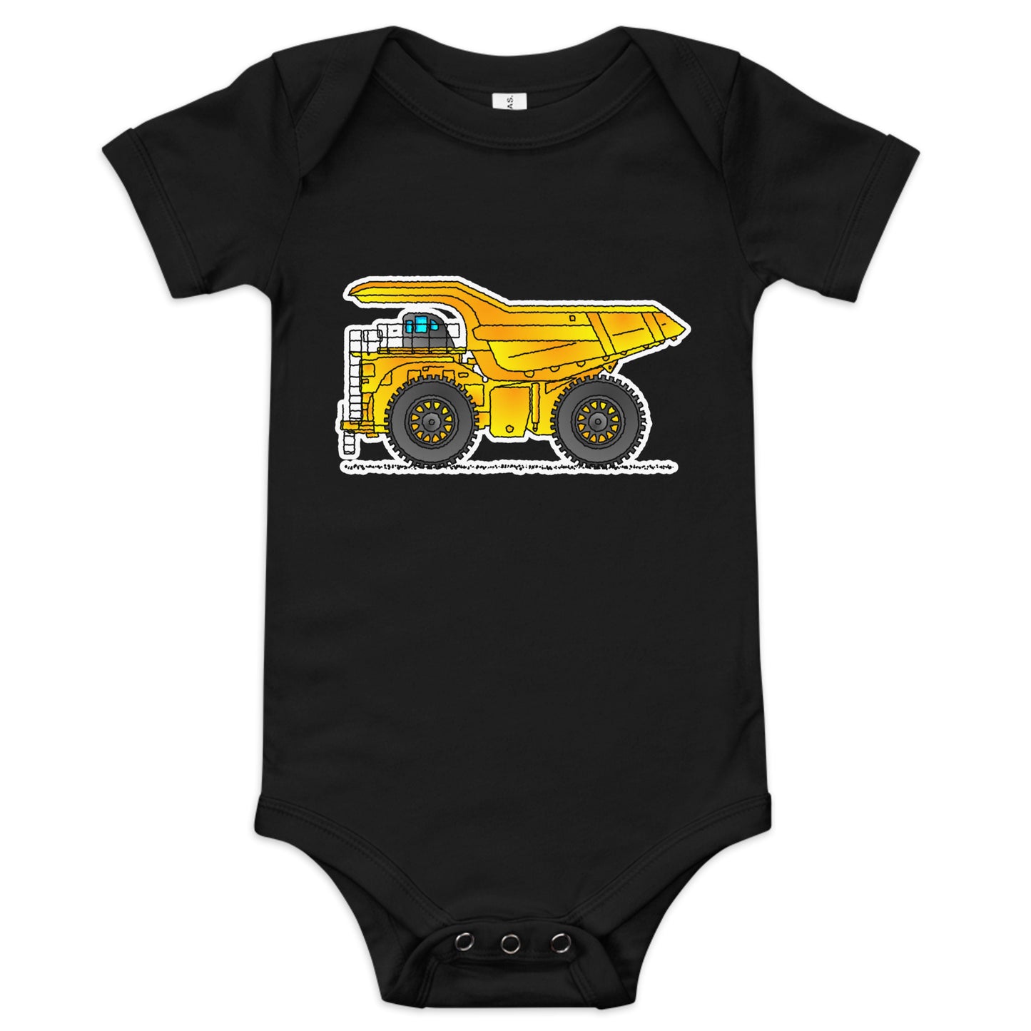 Baby Yellow Dump Truck One Piece