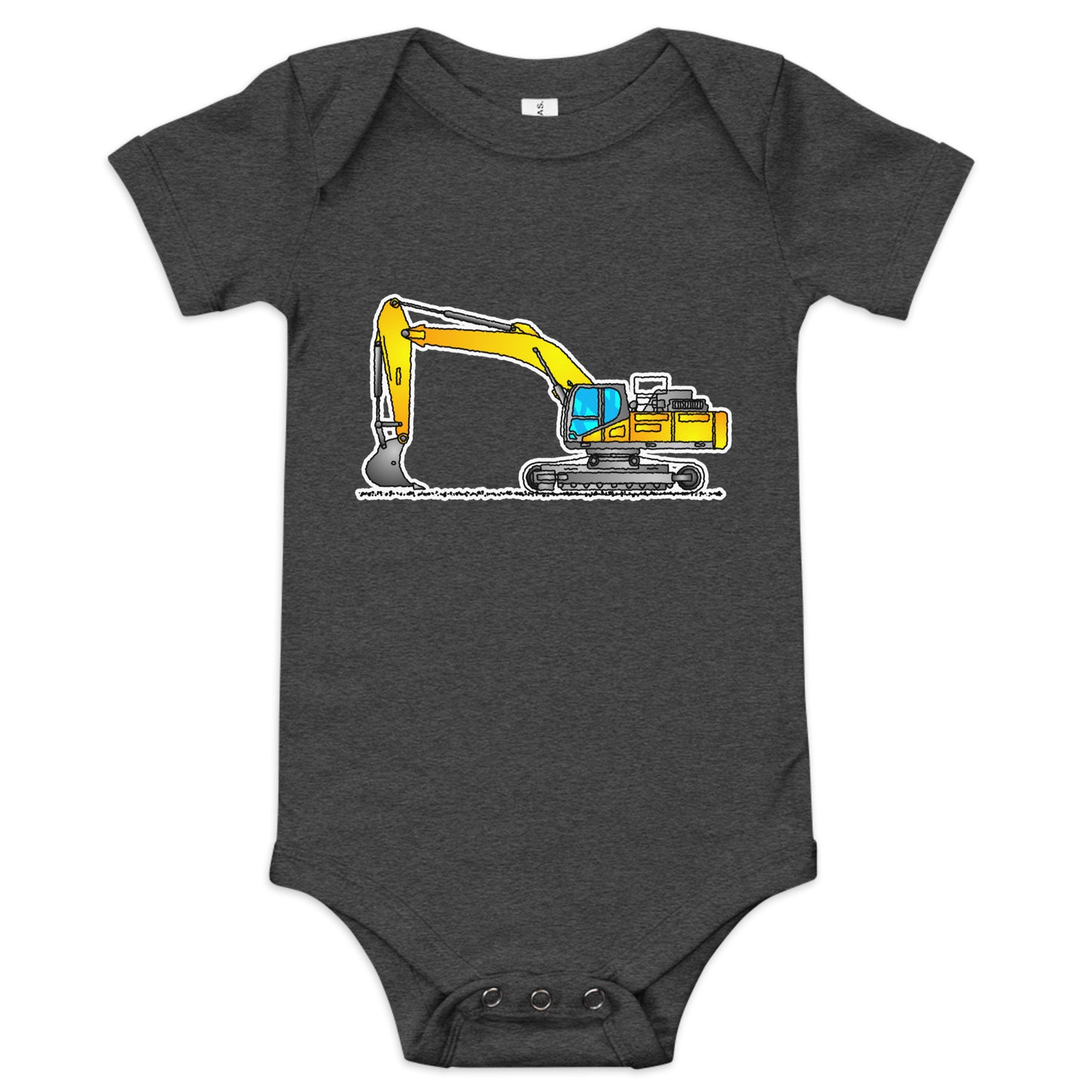 Baby Yellow Excavator One Piece