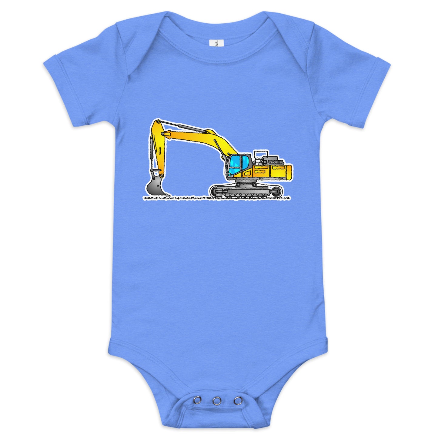 Baby Yellow Excavator One Piece