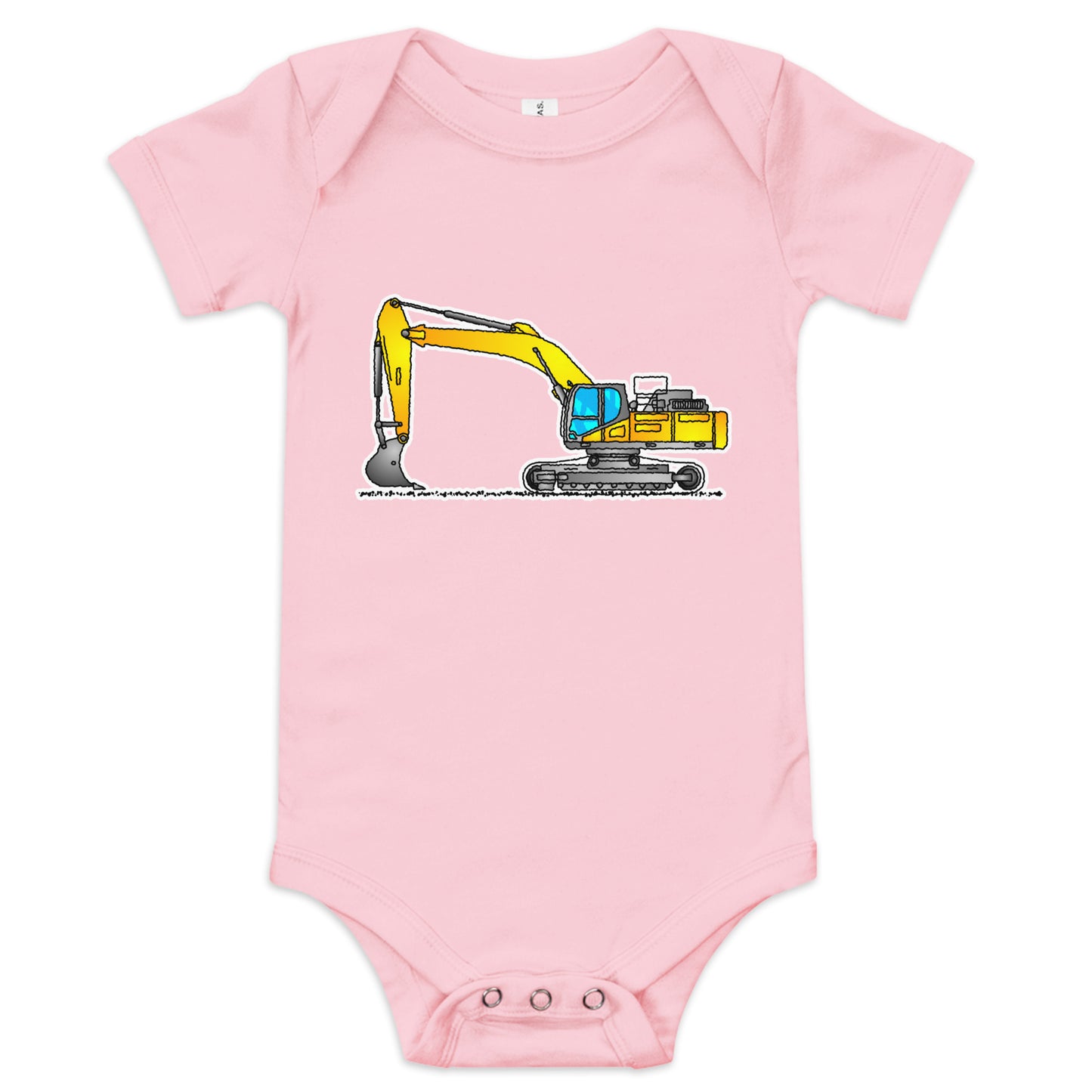 Baby Yellow Excavator One Piece