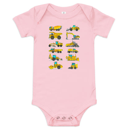 Baby Construction Vehicle One Piece