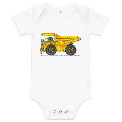 Baby Yellow Dump Truck One Piece