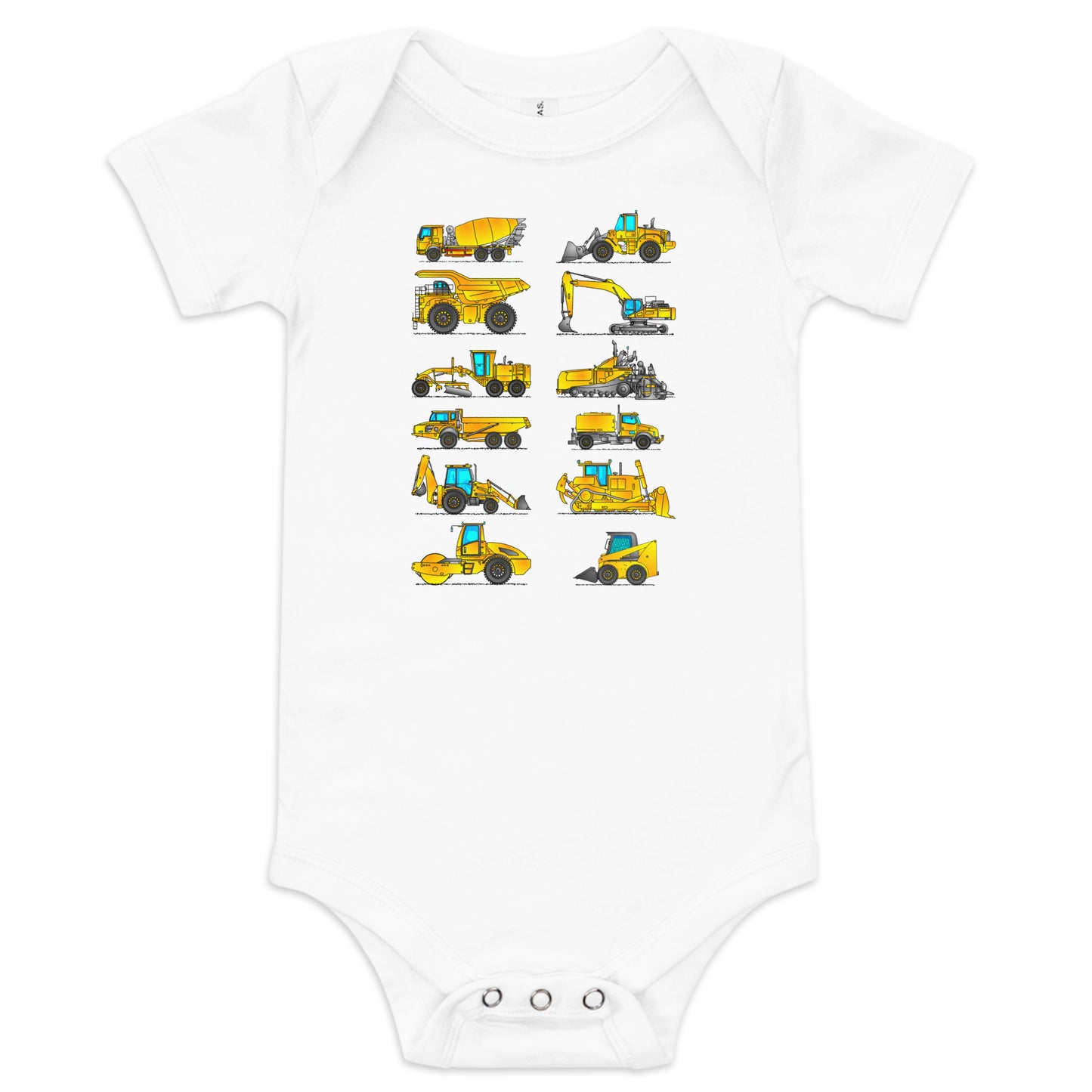 Baby Construction Vehicle One Piece