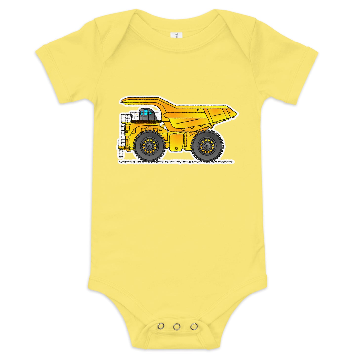 Baby Yellow Dump Truck One Piece