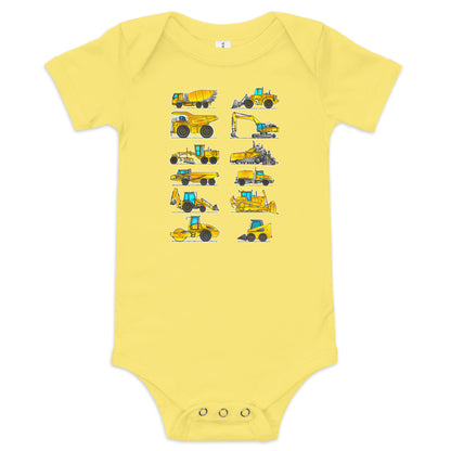 Baby Construction Vehicle One Piece