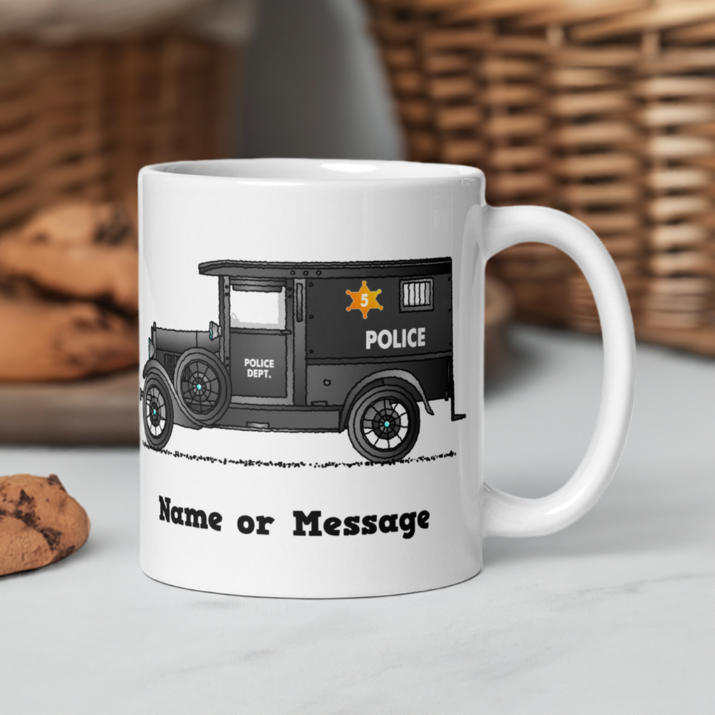 Personalized Police Paddy Wagon Mug