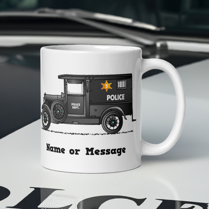 Personalized Police Paddy Wagon Mug