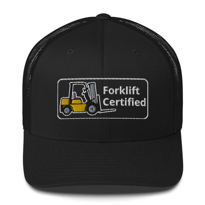 Yellow Forklift Certified Cap