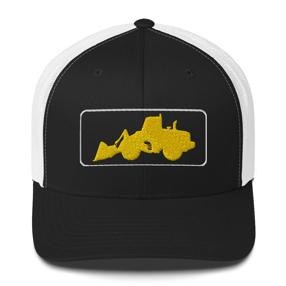 Wheel Loader Cap With Embroidered Yellow Truck
