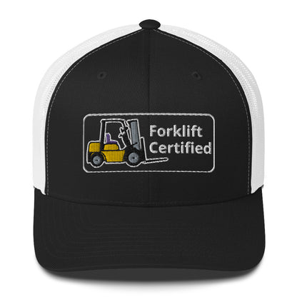 Yellow Forklift Certified Cap