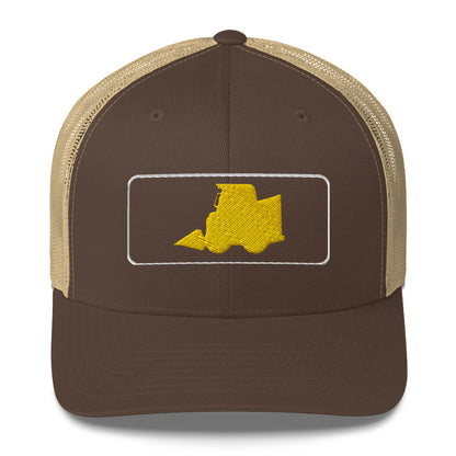 Skid Steer Cap. Trucker Cap With Embroidered Yellow Skid Steer. Best Construction Worker Driver Operator Gifts C005