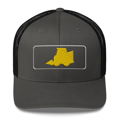 Skid Steer Cap. Trucker Cap With Embroidered Yellow Skid Steer. Best Construction Worker Driver Operator Gifts C005