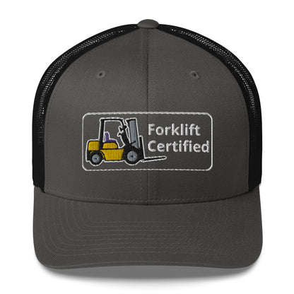 Yellow Forklift Certified Cap