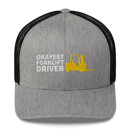 Okayest Forklift Driver Cap Licensed Operator Gifts