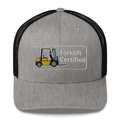 Yellow Forklift Certified Cap