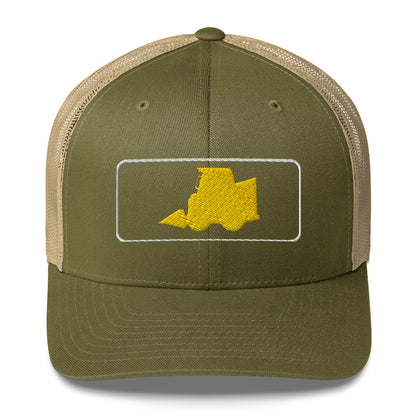 Skid Steer Cap. Trucker Cap With Embroidered Yellow Skid Steer. Best Construction Worker Driver Operator Gifts C005