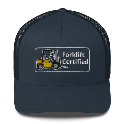 Yellow Forklift Certified Cap