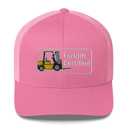 Yellow Forklift Certified Cap