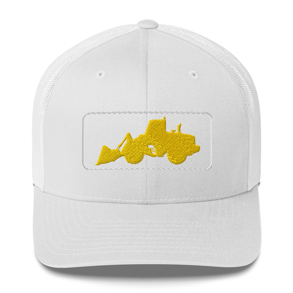 Wheel Loader Cap With Embroidered Yellow Truck