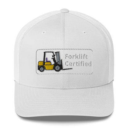 Yellow Forklift Certified Cap