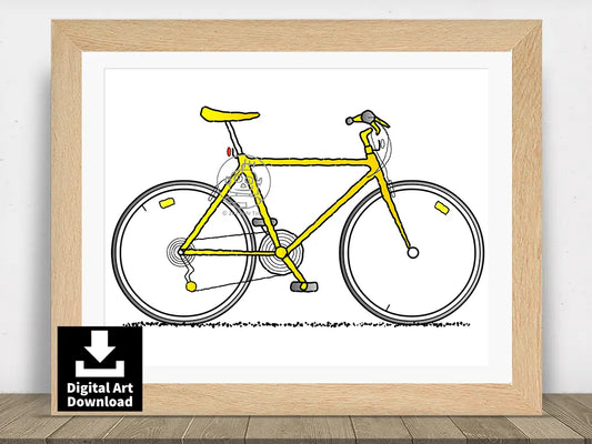 Trek Cross Bike FX – Digital Illustration Download (E034)