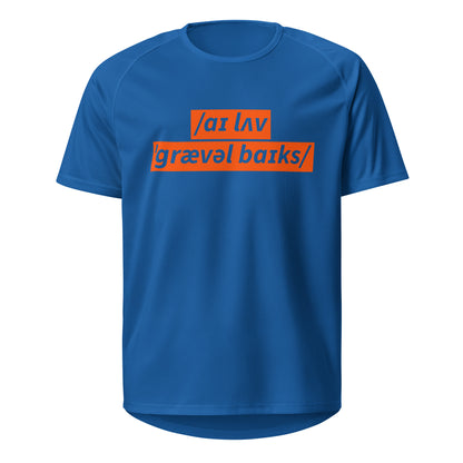 I Love Gravel Bikes スポーツジャージ、大人用サイクリスト