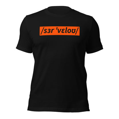 Sir Velo Bicycle T-Shirt, Adult Cyclist, Phonetic Spelling