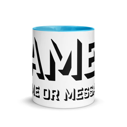 Gamer Mug, Personalized, 6 Colors M034