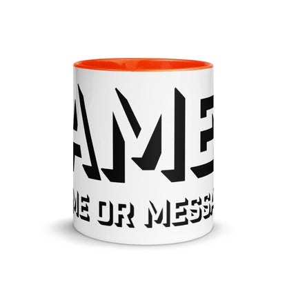 Gamer Mug, Personalized, 6 Colors M034