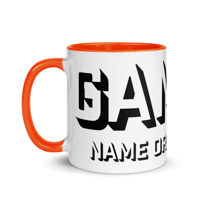 Gamer Mug, Personalized, 6 Colors M034