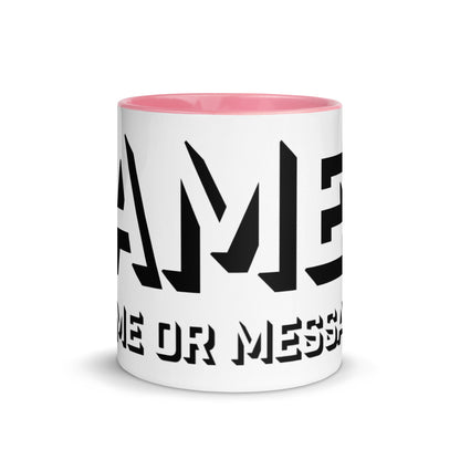 Gamer Mug, Personalized, 6 Colors M034