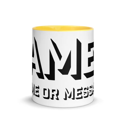 Gamer Mug, Personalized, 6 Colors M034