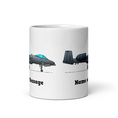 A-10 Thunderbolt Mug, Personalized