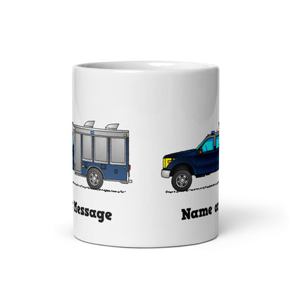 Personalized Police K9 Units Car Mug