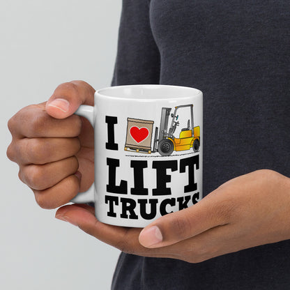 I Love Forklift Trucks Mug M044